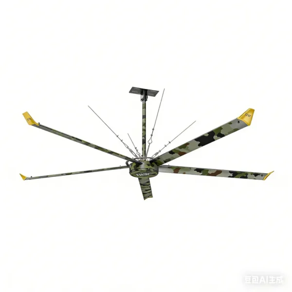Industrial Fan, Aluminum, 60inch, Wall