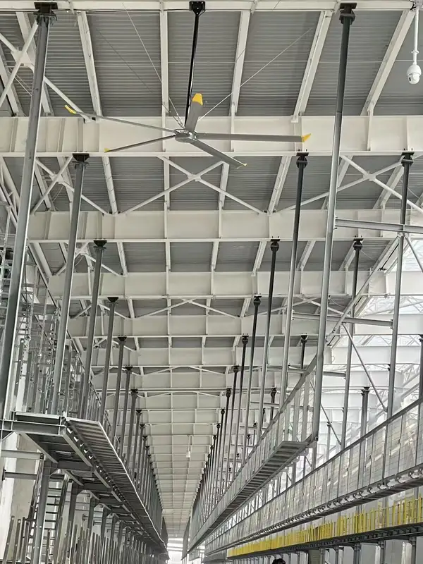 Industrial Fan, Aluminum, 60inch, Wall - view 3