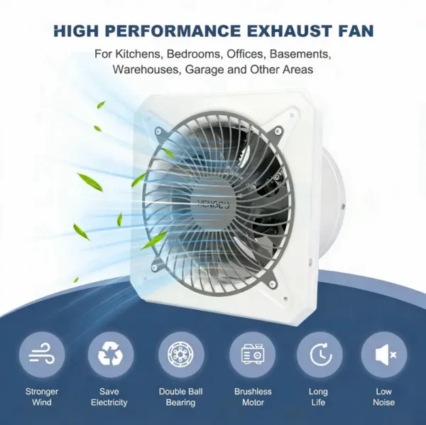 Industrial Fan, Axial, Wall - view 6