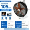 Industrial Fan, Electric, Plastic - view 4