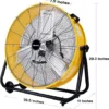 Industrial Fan, Electric, Ventilation Fan - view 2