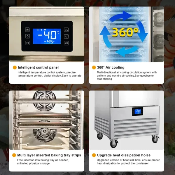 Industrial Freezer, Stainless, Steel, 304 - view 3