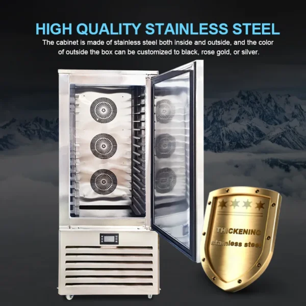 Industrial Freezer, Stainless, Steel, 304 - view 5