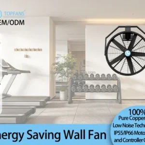 Industrial Gear Oscillating Fan, 120cm, Aluminum