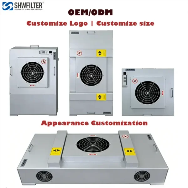 Industrial Grade Hepa Filter, FFU, Aluminum - view 3