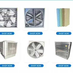Industrial Hammer Exhaust Fan, Wall, MANY