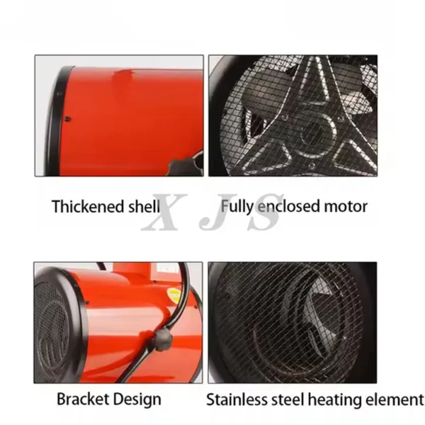 Industrial Heater, Portable, Waterproof, 9KW, 380V - view 5