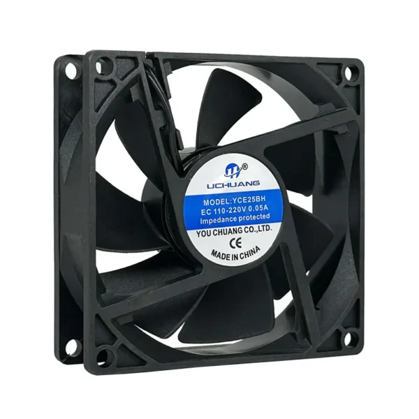 Industrial High-speed Plastic Radiator, 8025, 110V~240V, Axial - view 2