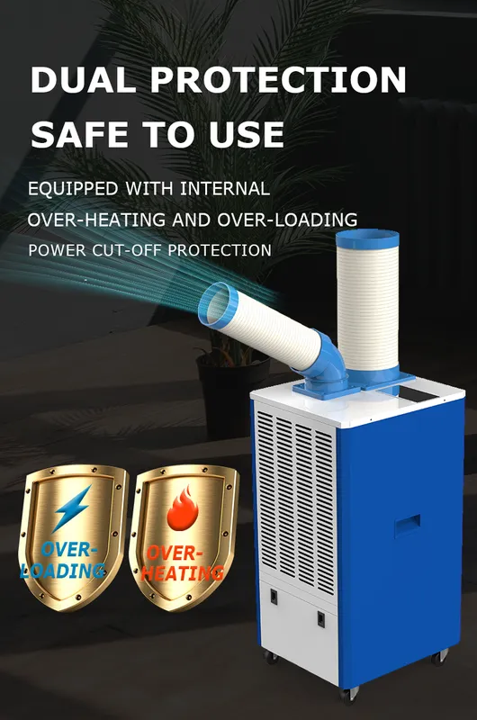 Industrial Mobile Air Conditioner for Workshops, Multi-Refrigerant - view 3