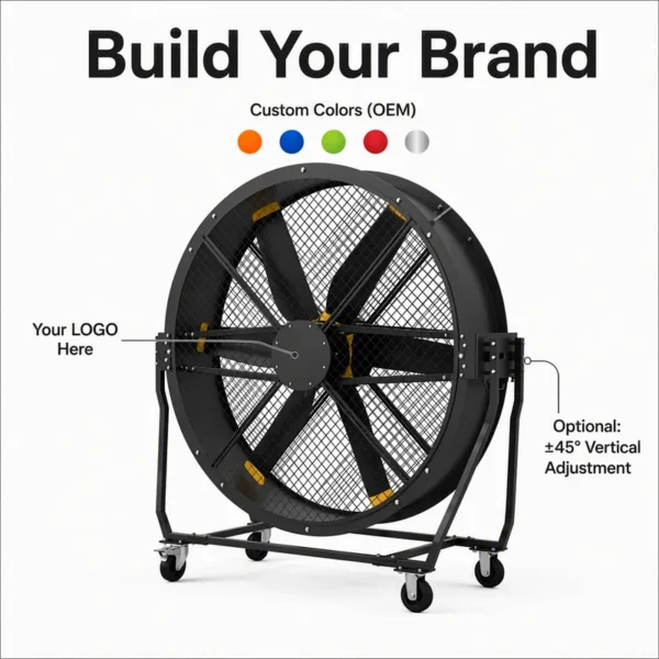 Industrial Mobile Fan, 1.5m, 2m - view 5