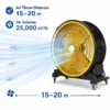 Industrial Mobile Fan, Portable, 38000m³, 600W(0.80hp) - view 2