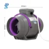 Industrial Plastic Duct Fan, ISO, Steel - view 2