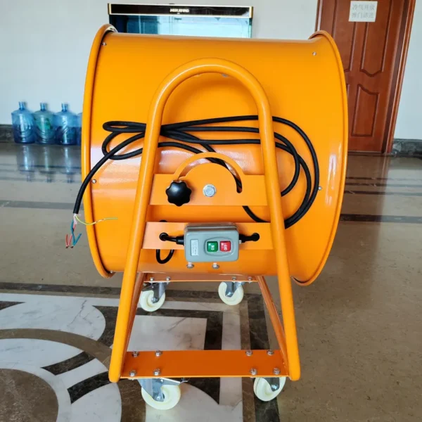 Industrial Portable Axial Fan, 10600CFM, 2200W, 600mm, 7-Blade - view 2