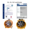 Industrial Portable Axial Fan, 10600CFM, 2200W, 600mm, 7-Blade - view 6
