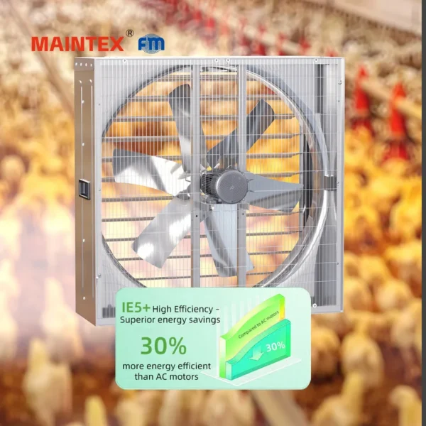 Industrial Poultry Exhaust Fan, 1380mm, Wall