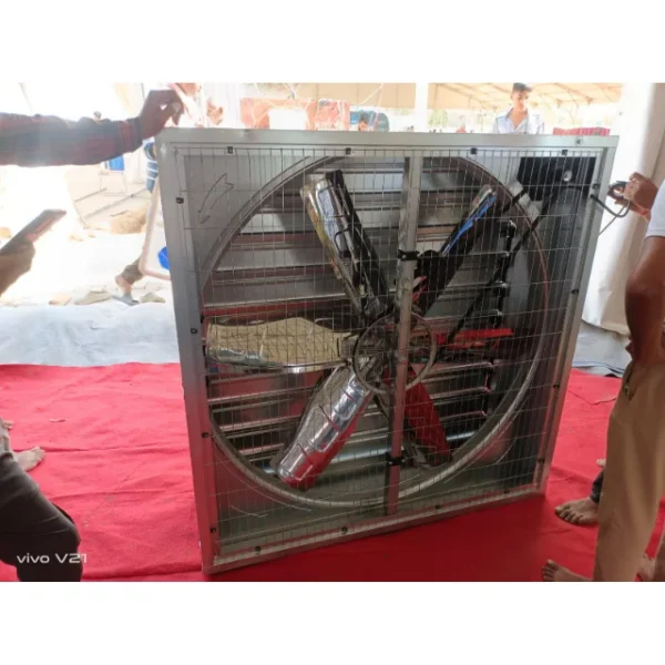 Industrial Poultry Exhaust Fan, Stainless, Steel, Wall