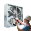 Industrial Poultry Ventilation Fan, Roof, Centrifugal, Wall