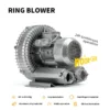 Industrial Regenerative Blower, 1.5kW, 220V