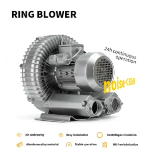 Industrial Regenerative Blower, 1.5kW, 220V