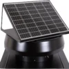 Industrial Roof Axial Fan, Solar, 24V, 40W, Steel
