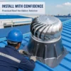 Industrial Roof Exhaust Fan, Electric, Stainless Steel - view 4