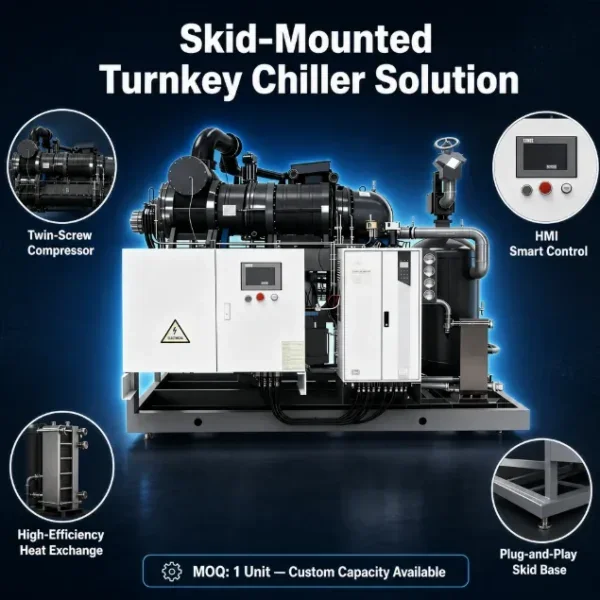 Industrial Screw-type Water Chiller, 380 V, Customizable - view 2