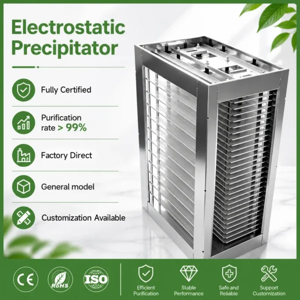 Industrial Smoke Filter, ESP, 99% - view 2