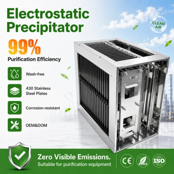 Industrial Smoke Filter, ESP, 99% - view 3