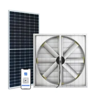 Industrial Solar Negative Fan, 1100W, Wall