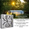 Industrial Solar Negative Fan, 1100W, Wall - view 3