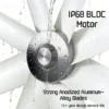 Industrial Solar Negative Fan, 1100W, Wall - view 4