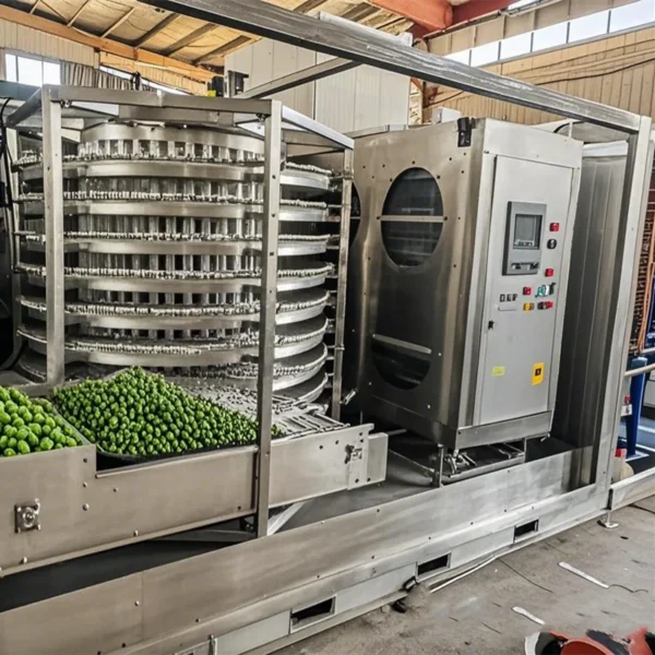 Industrial Spiral Tunnel Freezer, IQF, 220 V, R-404A