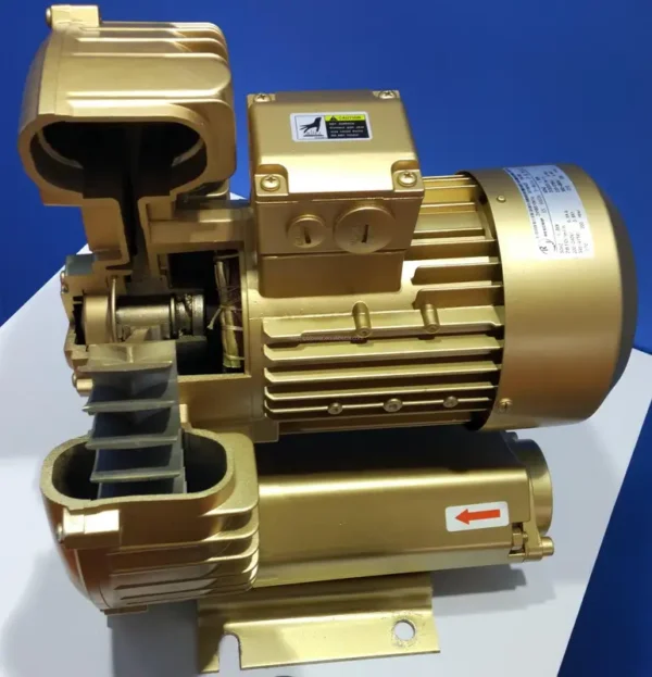 Industrial Suction Regenerative Blower, 3kw, 50Hz, 4HP, 2HB - view 3