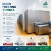 Industrial Tunnel Freezer, IQF, 220 V, R-717