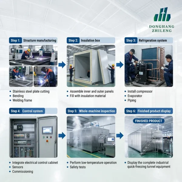 Industrial Tunnel Freezer, IQF, 220 V, R-717 - view 3