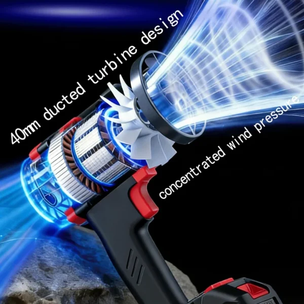 Industrial Turbo Blower, Brushless, Cordless, 21V, 600g - view 2