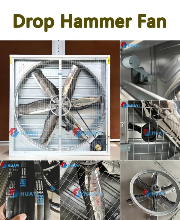 Industrial Ventilation Exhaust Fan, 380V/220V, Wall - view 2