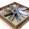 Industrial Ventilation Fan, Axial, Aluminum