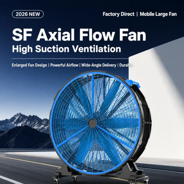 Industrial Ventilation Fan, HVLS, 750mm, 450W - view 3