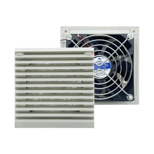 Industrial Ventilation Filter, Waterproof, Dc 24V, 85 CFM