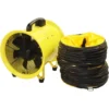 Industrial Ventilator, Portable, Axial, 5M, PVC