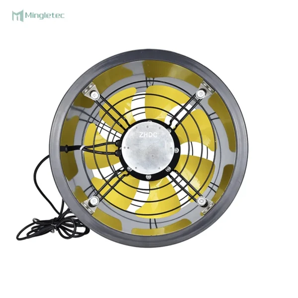 Industrial Wall Exhaust Fan, BLDC, Axial, Cast - view 3