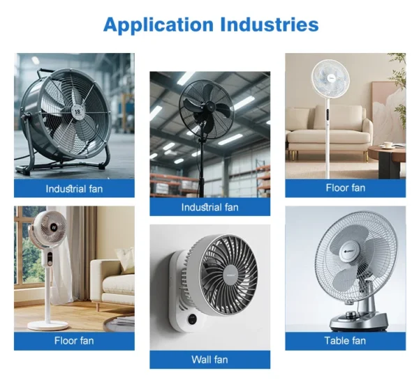 Industrial Wall Fan, 130W(0.17hp), Plastic - view 5