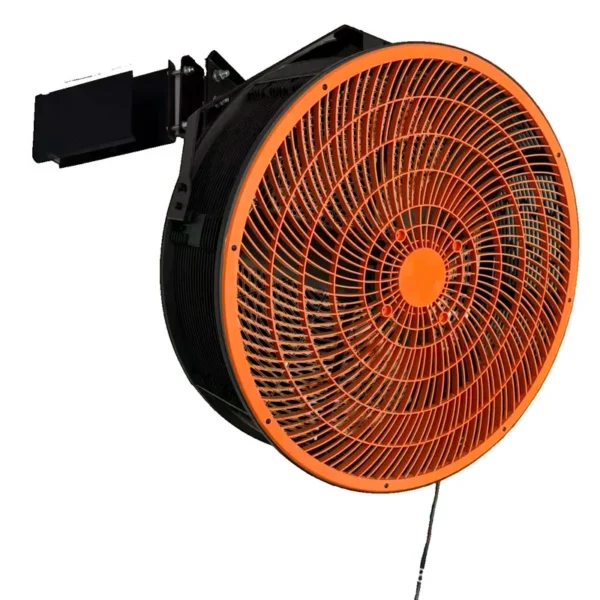 Industrial Wall Fan, Plastic, Brushless, 770mm, 33dB - view 4
