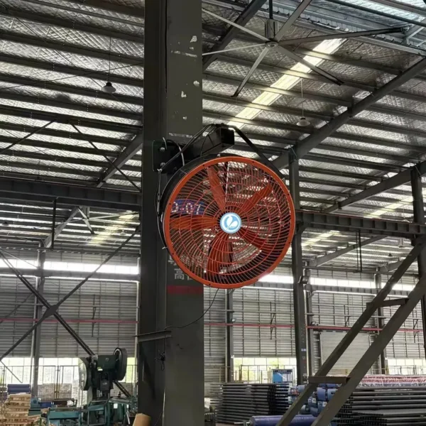 Industrial Wall Fan, Plastic, Brushless, 770mm, 33dB - view 5