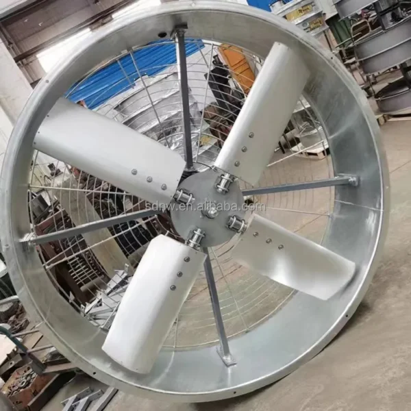 Industrial Wall-mounted Ventilation Extractor, Axial, 380V - view 3