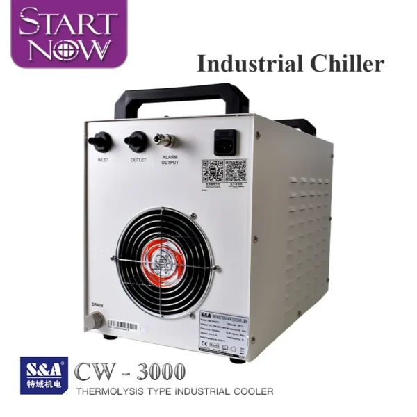 Industrial Water Chiller, CW3000, CNC, CO2, 80W - view 2