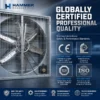 Industrial Workshop Exhaust Fan, 600/700/800/1380mm, Wall - view 5