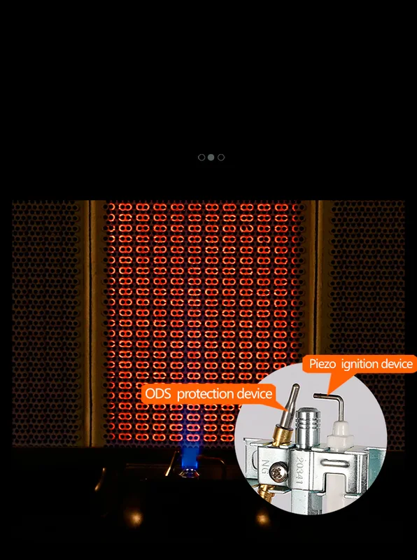 Infrared Ceramic Gas Heater, Portable, SN13-BF - view 3