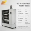 Infrared Diesel Industrial Heater, SD-10, 10KW - view 2